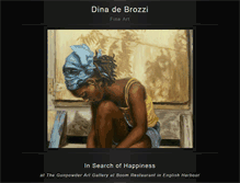 Tablet Screenshot of dinadebrozzi.com